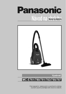Návod Panasonic MC-E787 Vysávač