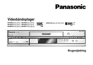 Brugsanvisning Panasonic NV-SV120EG Videobåndoptager