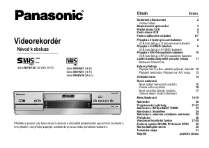 Manuál Panasonic NV-SV121 Videorekordér