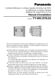 Mode d’emploi Panasonic TY-WK15TA2U Support mural
