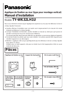 Mode d’emploi Panasonic TY-WK32LH1U Support mural