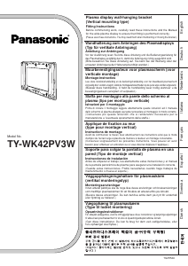 Bedienungsanleitung Panasonic TY-WK42PV3W Wandhalterung