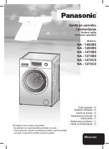 Priručnik Panasonic NA-127VB5 Stroj za pranje rublja