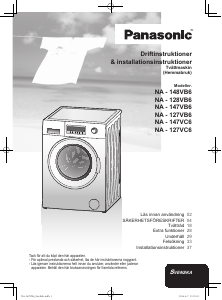 Bruksanvisning Panasonic NA-127VC6WNR Tvättmaskin