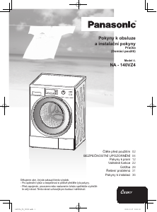 Manuál Panasonic NA-140VZ4 Pračka