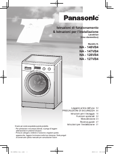 Manuale Panasonic NA-147VB4 Lavatrice