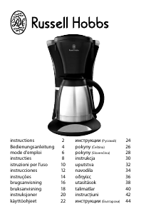 Bedienungsanleitung Russell Hobbs 10932-56 Stylo Kaffeemaschine