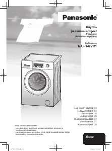 Käyttöohje Panasonic NA-147VR1 Pesukone