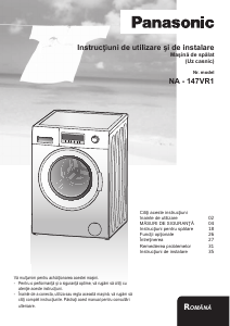 Manual Panasonic NA-147VR1 Mașină de spălat