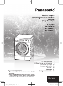 Mode d’emploi Panasonic NA-168VS4 Lave-linge