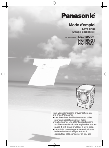 Mode d’emploi Panasonic NA-16VG1 Lave-linge