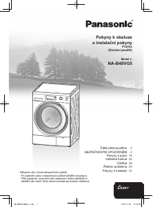 Manuál Panasonic NA-B48VG5 Pračka