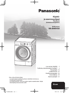 Käyttöohje Panasonic NA-B48VG5 Pesukone
