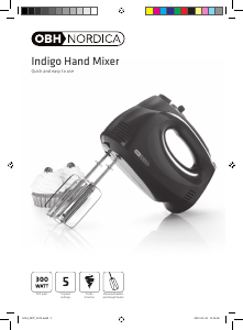 Manual OBH Nordica 6764 Indigo Hand Mixer