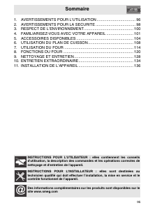Mode d’emploi Smeg A1PYID-7 Cuisinière