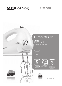 Bruksanvisning OBH Nordica 6767 Turbo Elvisp