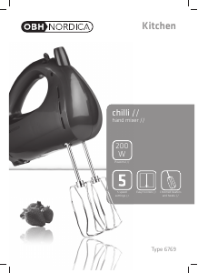 Bruksanvisning OBH Nordica 6769 Chilli Elvisp