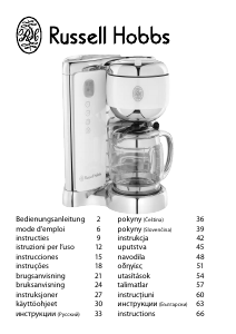 Manual de uso Russell Hobbs 14742-56 Glass Touch Máquina de café