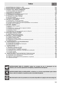 Manual de uso Smeg C8GMXI-1 Cocina