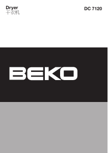 Handleiding BEKO DC 7120 Wasdroger