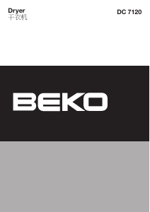 Bruksanvisning BEKO DC 7120 Torktumlare
