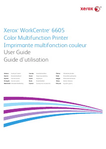 Kullanım kılavuzu Xerox WorkCentre 6605 Çok işlevli yazıcı