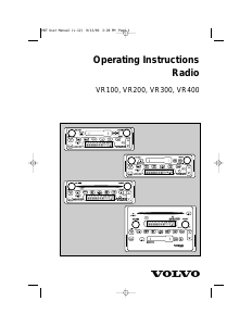 Handleiding Volvo VR100 Autoradio