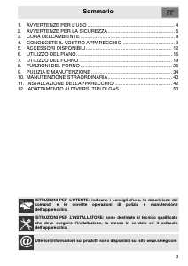 Manuale Smeg CS18A-7 Cucina