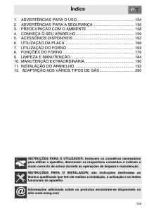 Manual Smeg CS19A-7 Fogão