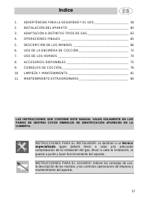 Manual de uso Smeg CS71-5 Cocina