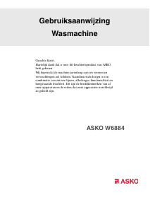 Handleiding Asko W6884L Wasmachine