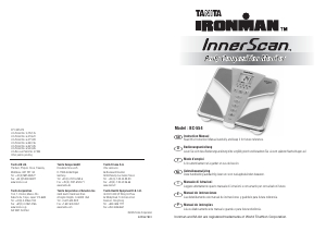 Bruksanvisning Tanita BC-554 InnerScan Våg