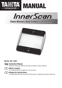 Handleiding Tanita BC-1000 InnerScan Weegschaal