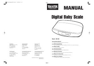 Manual Tanita BD-590 Baby Balança