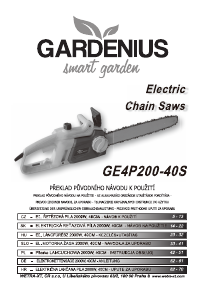 Priročnik Gardenius GE4P200-40S Motorna žaga