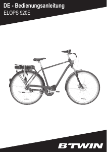 Bedienungsanleitung BTwin Elops 920E Elektrofahrrad
