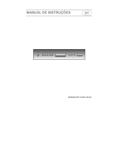 Manual Smeg PLA447B Máquina de lavar louça