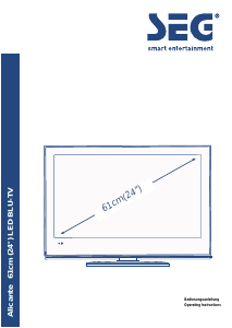 Handleiding SEG Alicante LCD televisie