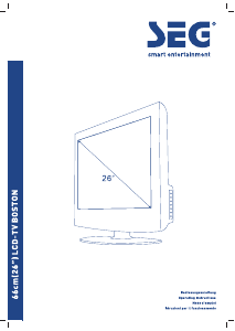 Handleiding SEG Boston LCD televisie