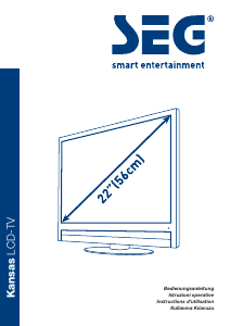 Manuale SEG Kansas LCD televisore