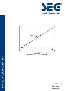 Bedienungsanleitung SEG Milano LCD fernseher