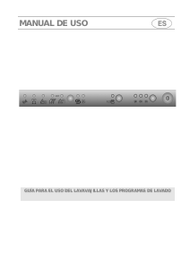 Manual de uso Smeg ST115S Lavavajillas