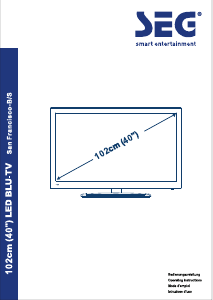 Handleiding SEG San Francisco LCD televisie