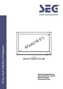 Mode d’emploi SEG Sapporo Téléviseur LCD