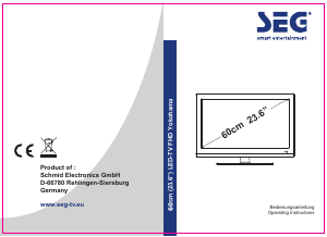 Handleiding SEG Yokohama LCD televisie