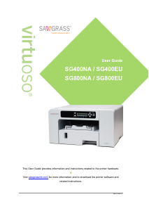 Handleiding Sawgrass SG400EU Virtuoso Printer