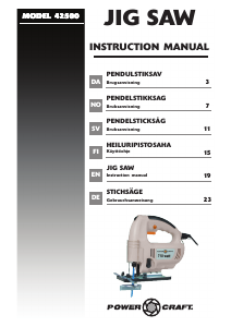 Bedienungsanleitung Power Craft 42500 Stichsäge