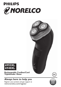 Bruksanvisning Philips-Norelco 6948XL Rakapparat