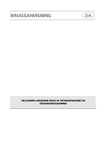 Brugsanvisning Smeg STA4645 Opvaskemaskine