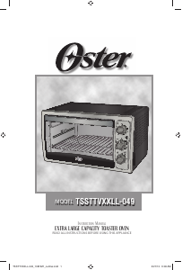 Manual Oster TSSTTVXXLL-049 Oven